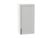 Шкаф верхний с 1-ой дверцей Сканди 920*450*320 Grey Silkwood / Белый