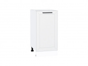 Шкаф нижний с 1-ой дверцей Глетчер 816*400*478 Айленд Силк / Белый