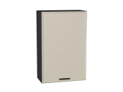 Шкаф верхний с 1-ой дверцей Фрейм 920*600*324 Cream Silk / Graphite