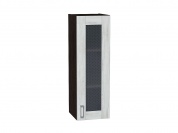 Шкаф верхний с 1-ой остекленной дверцей Лофт 920*300*320 Nordic Oak / Graphite
