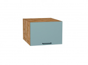 Шкаф верхний горизонтальный глубокий Флэт 358*500*574 Grey-green In 2S / Дуб Вотан