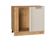 Шкаф нижний угловой Нео 816*890*480 Cream Silk / Дуб Вотан