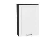Шкаф верхний с 1-ой дверцей Нео 920*600*320 White Silk / Graphite