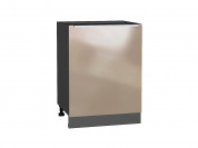 Шкаф нижний с 1-ой дверцей Фьюжн 816*600*480 Gallant / Graphite