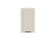 Шкаф верхний торцевой Нео 716*300*306 Cream Silk / Белый