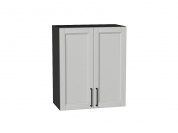 Шкаф верхний с 2-мя дверцами Сканди 716*600*320 Grey Silkwood / Graphite