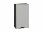 Шкаф верхний с 1-ой дверцей Фрейм 920*500*324 Grey Silk / Graphite