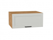 Шкаф верхний горизонтальный глубокий Нео 358*800*576 Grey Silk / Дуб Вотан