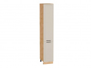 Шкаф пенал с 2-мя дверцами Нео 2336*400*576 Cream Silk / Дуб Вотан