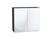 Шкаф верхний с 2-мя дверцами Фьюжн 716*800*320 Angel / Graphite