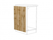 Фасад боковой для нижнего шкафа ФТ 716 716*573*16 Дуб Вотан