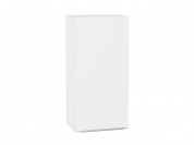 Шкаф верхний с 1-ой дверцей Фьюжн 920*400*320 Silky White / Белый