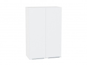 Шкаф верхний с 2-мя дверцами Фьюжн 920*600*320 Silky White / Белый