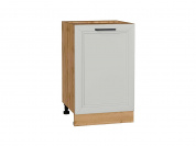 Шкаф нижний с 1-ой дверцей Нео 816*500*480 Grey Silk / Дуб Вотан