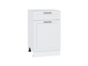 Шкаф нижний с 1-ой дверцей и ящиком Барселона 816*500*484 Белый / Белый