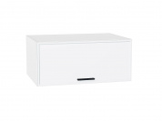 Шкаф верхний горизонтальный глубокий Фрейм 358*800*580 White Silk / Белый