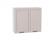 Шкаф верхний с 2-мя дверцами Барселона 716*800*324 Кашемир / Белый