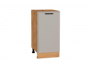 Шкаф нижний с 1-ой дверцей Фрейм 816*400*484 Clay Silk / Дуб Вотан