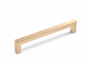 Ручка скоба мебельная QUADRA RS043MBSG.4 137*9*28 Матовое золото