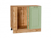 Шкаф нижний угловой Ницца 816*890*478 Дуб оливковый / Дуб Вотан