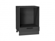 Шкаф нижний под духовку Глетчер 816*600*474 Маренго Силк / Graphite