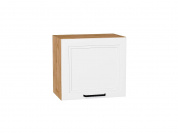 Шкаф верхний горизонтальный Нео 458*500*320 White Silk / Дуб Вотан