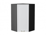 Шкаф верхний угловой Ницца 920*600*600 Белый / Graphite