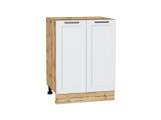 Шкаф нижний с 2-мя дверцами Барселона 816*600*484 Белый / Дуб Вотан