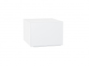 Шкаф верхний горизонтальный глубокий Фьюжн 358*500*576 Silky White / Белый