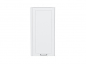 Шкаф верхний торцевой Барселона 920*300*310 Белый / Белый