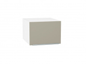 Шкаф верхний горизонтальный глубокий Фьюжн 358*500*576 Silky Grey / Белый