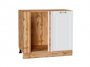 Шкаф нижний угловой Ницца 816*890*478 Белый / Дуб Вотан