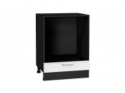 Шкаф нижний под духовку Квадро 816*600*477 Белый / Graphite