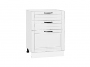 Шкаф нижний с 3-мя ящиками Дублин 816*600*478 Special White / Белый