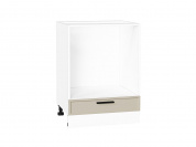 Шкаф нижний под духовку Фрейм 816*600*480 Cream Silk / Белый