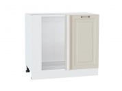 Шкаф нижний угловой Ницца 816*890*478 Агат / Белый