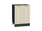 Шкаф нижний с 2-мя дверцами Ницца 816*600*478 Дуб крем / Graphite