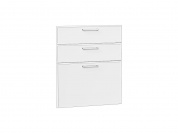 Комплект фасадов Квадро для каркаса Ф-43 Н603 702*596*19 Белый