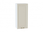 Шкаф верхний с 1-ой дверцей Ницца 920*400*318 Агат / Белый