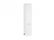 Шкаф пенал с 2-мя дверцами Квадро 2132*400*577 Белый / Белый