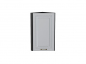 Шкаф верхний торцевой Ницца 716*300*304 Графит / Graphite