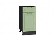 Шкаф нижний с 1-ой дверцей и ящиком Ницца 816*400*478 Дуб оливковый / Graphite