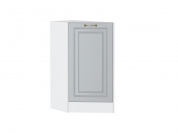 Шкаф нижний торцевой Ницца 816*296*552 Графит / Белый