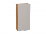 Шкаф верхний с 1-ой дверцей Фьюжн 920*450*320 Clay Silk / Дуб Вотан
