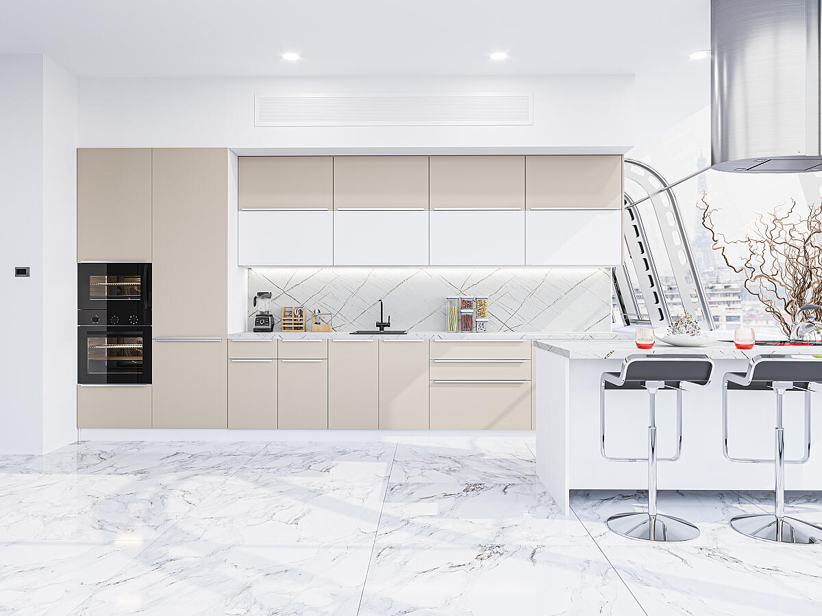 Фьюжн-02 2140*4400*600 Cream Silk/Silky White