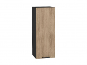 Шкаф верхний с 1-ой дверцей Флэт 920*350*318 Natural Casella Oak 2S / Graphite