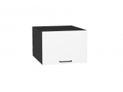 Шкаф верхний горизонтальный глубокий Флэт 358*500*574 White In 2S / Graphite