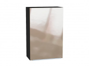 Шкаф верхний с 1-ой дверцей Фьюжн 920*600*320 Gallant / Graphite