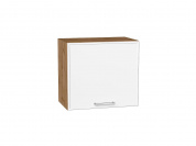 Шкаф верхний горизонтальный Квадро 458*500*321 Белый / Дуб Вотан