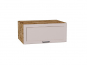 Шкаф верхний горизонтальный глубокий Барселона 358*800*578 Кашемир / Дуб Вотан